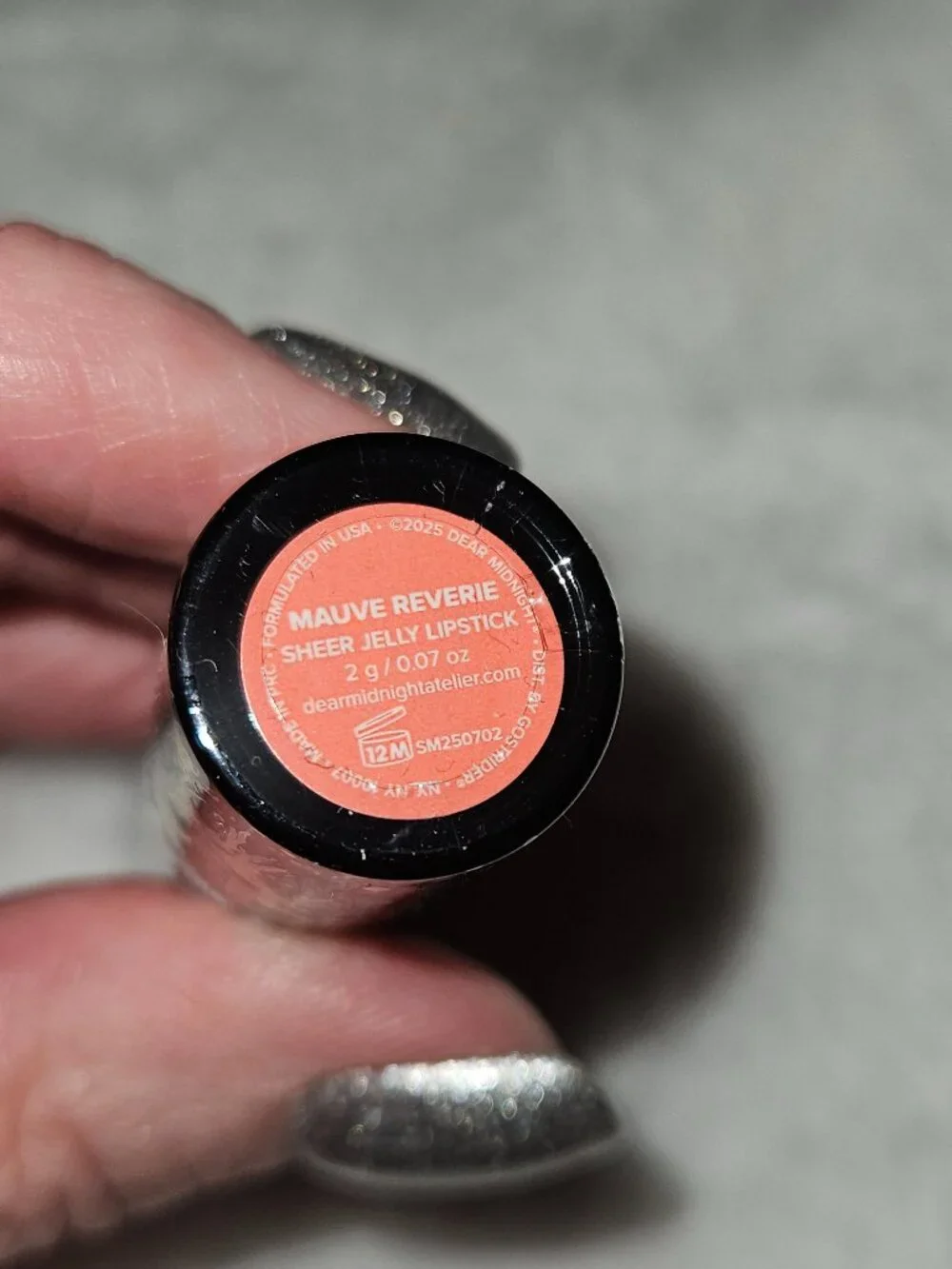 NWT Dear Midnight Atelier Sheer Jelly Lipstick in “Mauve Reverie”